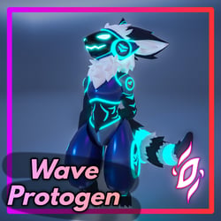 𝓦𝓪𝓿𝓮 NKD Protogen Texture