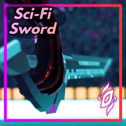 Animated Sci-Fi Sword with Effects