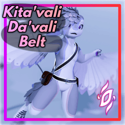 Kita'vali / Da'vali Leather Belt with Pouches