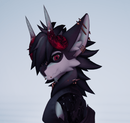 Fluffgan Crystal horns Materials