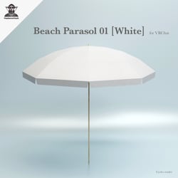 Beach Parasol 01 [White]