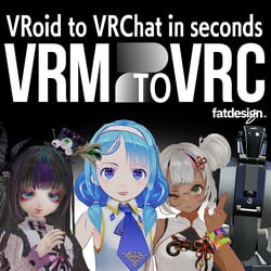 VRM2VRC - Drag a .vrm, Get a VRChat-Ready Avatar. No UniVRM Needed.