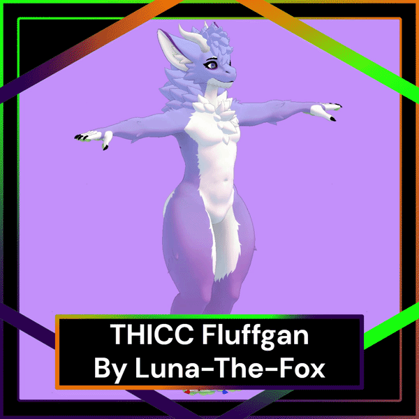 THICC Fluffgan edit By Luna-The-Fox
