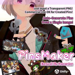 [Generate Original Metal Pin Badges from a Single Image] PinsMaker