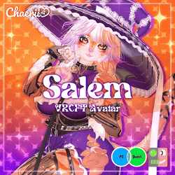 Salem by Chaerii ๐ VRCFT | PC & QUEST | Furry Avatar