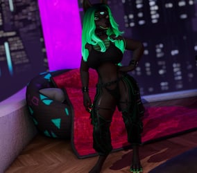 AtomikPowered - Rave Chaps and Bodysuit for Kudalyn Creations
