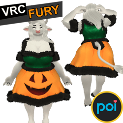 Pumpkin Moo Dress Retexture 