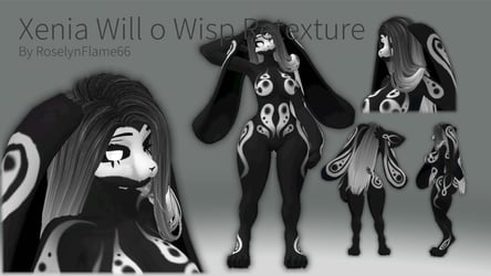 Xenia the Witch Bunny Will O Wisp RETEXTURE