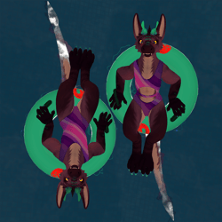 One piece swimsuits for Moonfangs
