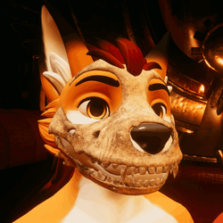 Male Winterpaw Canine - Skull Mask