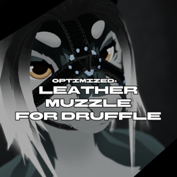 Leather Muzzle for Druffle