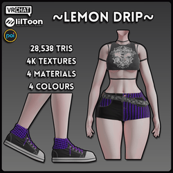 Egirl Base - Outfit 6 - Lemon Drip
