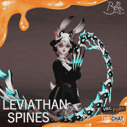 Leviathan Spines Flow Toy [VRCfury] -- Tail and Horn Freebees!