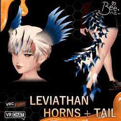 Leviathan Set - Horns and Tail [VRCfury]