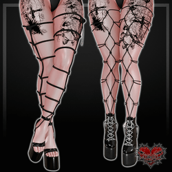 Shibari Ropes and Heels Set [ VRCHAT ASSET ]