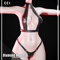 ♡ Diamond Harness ( Fitted E-Girl )