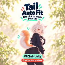 Tail Auto Fit — Attach a tail to your avatar's hips in one click [VRChat / Unity]
