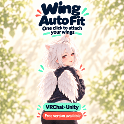 Wing Auto Fit — Attach wings to your avatar's back in one click [VRChat / Unity]