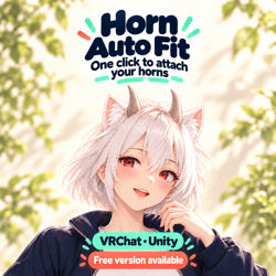 Horn Auto Fit — Attach horns to the top of your avatar's head in one click [VRChat / Unity]