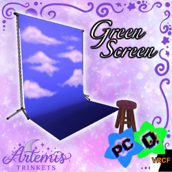 Green Screen | World drop + Stool | PERSONAL & COMMERCIAL