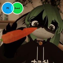 Edible Carrot Prop for VRChat Avatars (PC + Quest)