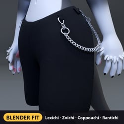 Nanachi E-Boy Chain Shorts (VRChat)