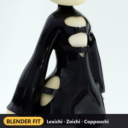 Nanachi Latex Rave Jumpsuit (VRChat)