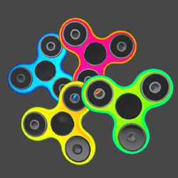 VRChat Avatar Dynamics Fidget Spinner (Flick to Spin)