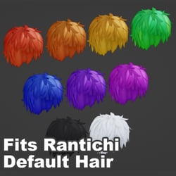 VRChat Basic Rantichi Hair Textures - Nanachi Avatar Asset
