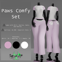 Paws Comfy Set - FREE IN SERVER 