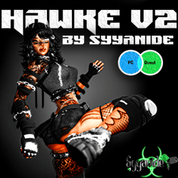 Hawke V2 - Collab Model - VRCFURY | Face Tracking | SPS | Quest | Opti | Gogo Loco