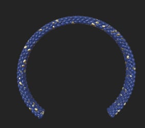 Woven Cobalt Bracelet 