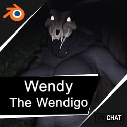 Wendigo Model for Blender and VRC