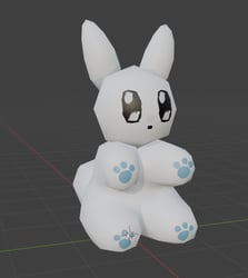 [FREE] lowpoly slugcat plushtoy