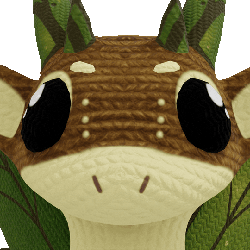  Cute Leafy Dragon Pet/Plushie  (VRChat & Vnyan)