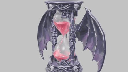 [VRChat Prop] Crimson Stardust Hourglass / 真紅の星屑砂時計