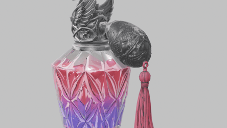 [VRChat Prop] Swan & Thorn Perfume Atomizer / 白鳥と茨の香水アトマイザー