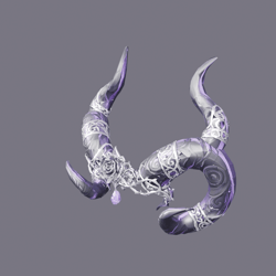 [VRChat Prop] Abyssal Demon Horns & Crown / 【VRChat向け小物】深淵の悪魔角ティアラ