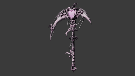 [VRChat Weapon] Heart Reaper Scythe / 死神のハート大鎌