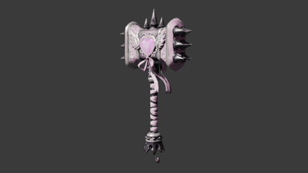 [VRChat Weapon] Magical Executioner Hammer / 魔法少女の処刑デカハンマー