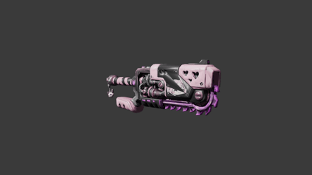 [VRChat Weapon] Kawaii Chainsaw Sword / ゲーミング・ハートチェーンソー
