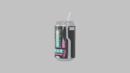 [VRChat Prop] Cyber Neon Energy Drink / サイバー・ネオンエナジードリンク缶