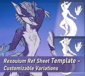 Rexouium Ref Sheet Template