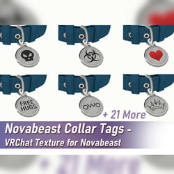 Novabeast Collar Tags