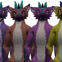 Moonfang Dragon Fur Detail (Normal Map)