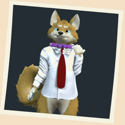 Dress Shirt + Vest for Shiba! (VRCF Reddy)
