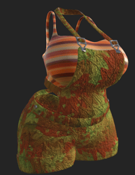 Buxom Cow Halloween and Fall Outfit ReTextures