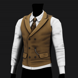 Suit Vest + Shirt Mafia Style Pack 01 | WOLVES STUDIO
