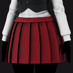 Womenโs Pleated Skirt Pack - VRChat Clothing | WOLVES STUDIO