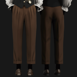 Men's Pleated Pants - Modular Outfit | WOLVES STUDIO